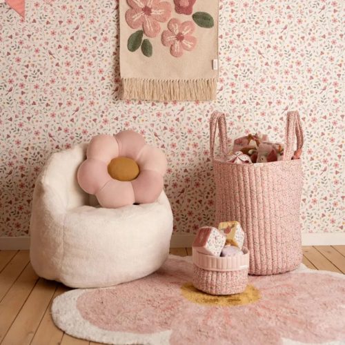 Little Dutch kerek tárolókosár 35x45 cm - Fairy Floral