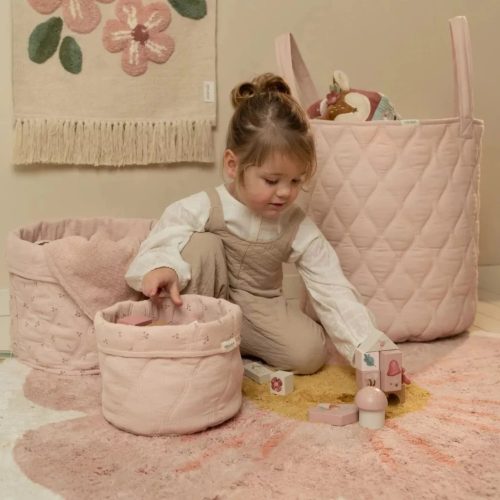 Little Dutch kerek tárolókosár 35x45 cm - Pure Blossom