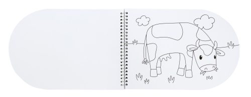 Little Dutch kifestő könyv 4 színű festékkel és ecsettel