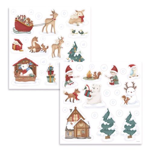 Little Dutch Karácsonyi ablakmatrica