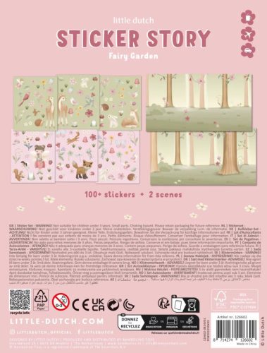Little Dutch matrica szett - Fairy Garden