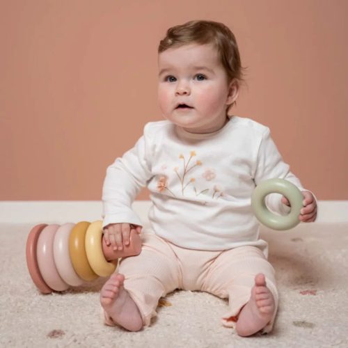 Little Dutch műanyag montessori torony - pink