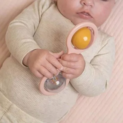 Little Dutch műanyag csörgő - pink