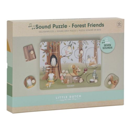 Little Dutch hangos puzzle - Forest Friends