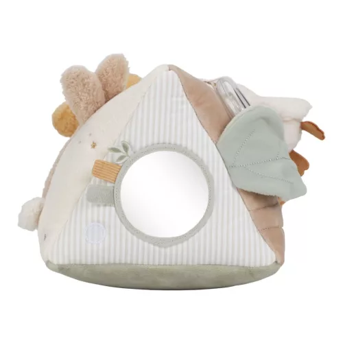 Little Dutch Plüss készségfejlesztő háromszög - Newborn Naturals