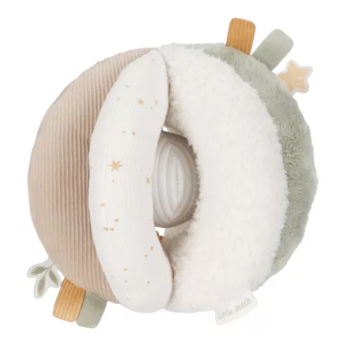 Little Dutch készségfejlesztő plüss labda - Newborn Naturals