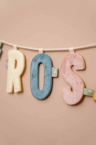 Little Dutch felfűzhető textil betű - S