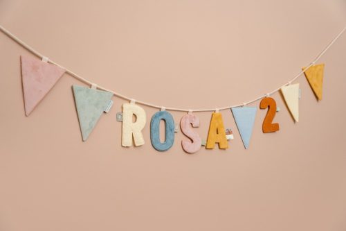 Little Dutch felfűzhető zászló - lila