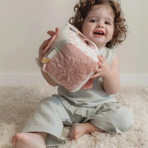 Little Dutch Miffy készségfejlesztő plüss kocka - Lucky Blossom