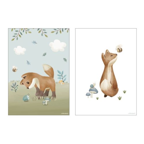 Little Dutch kétoldalas poszter - Forest Friends