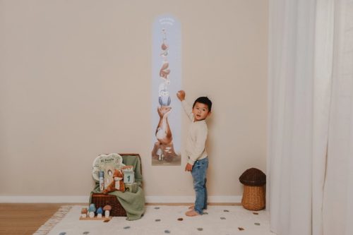 Little Dutch Magasságmérő falmatrica - Forest Friends