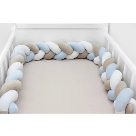 Scamp Fonott rácsvédő - 210cm Fehér-bézs-babakék