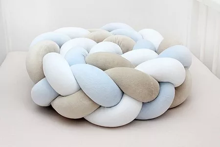 Scamp Fonott rácsvédő - 210cm Fehér-bézs-babakék