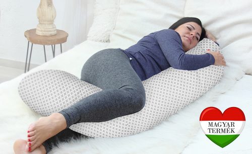 Scamp C alakú kismama párna /PickGrey (C alakú ölelő és kismamapárna,)