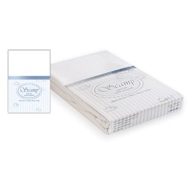   Scamp Gumis lepedő /Fehér (Baba lepedő, lepedő kiságyba)