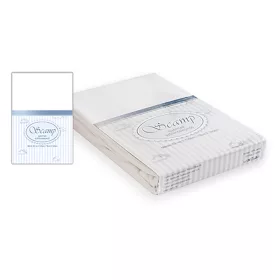   Scamp Gumis lepedő /Fehér (Baba lepedő, lepedő kiságyba)