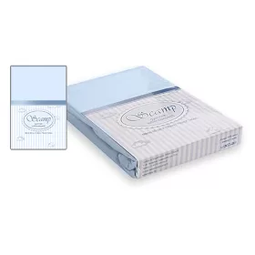 Scamp Gumis lepedő /Kék (Baba lepedő, lepedő kiságyba)