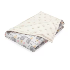 Scamp Minky-vászon takaró (Beige Hedgehog Grey)