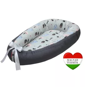   Scamp babafészek - kókuszbetétes /GraphiteForest (Grafit babafészek)