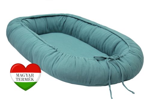Scamp muszlin babafészek /Emerald (Zöld babafészek)