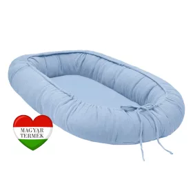 Scamp muszlin babafészek /BabyBlue (Kék babafészek)