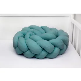 Scamp Fonott rácsvédő muszlin anyagból - 210cm emerald