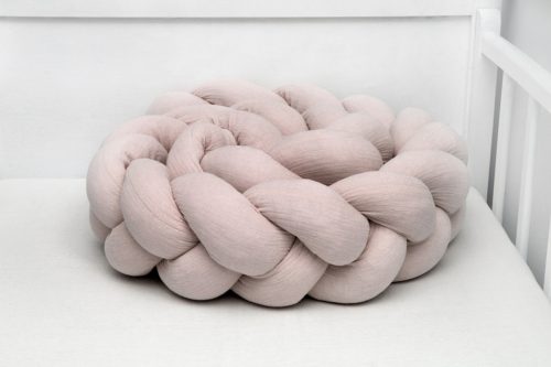Scamp Fonott rácsvédő muszlin anyagból - 210cm cocoa