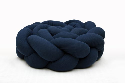Scamp Fonott rácsvédő muszlin anyagból, darkblue