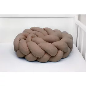   Scamp Fonott rácsvédő muszlin anyagból - 210cm light brown