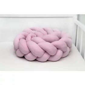   Scamp Fonott rácsvédő muszlin anyagból - 210cm rose blush