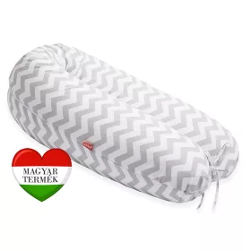   Scamp formázható univerzális szoptatós párna pamut huzattal /ZigzagGreyWhite ()