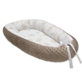 Scamp minky-vászon babafészek /Bears