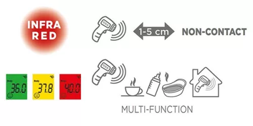 Laica érintés nélküli infravörös homlokmérő