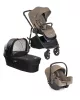 Joie Versatrax babakocsi szett i-Snug2 hordozó Cashew+ Signature Ramble mózeskosár Eclipse