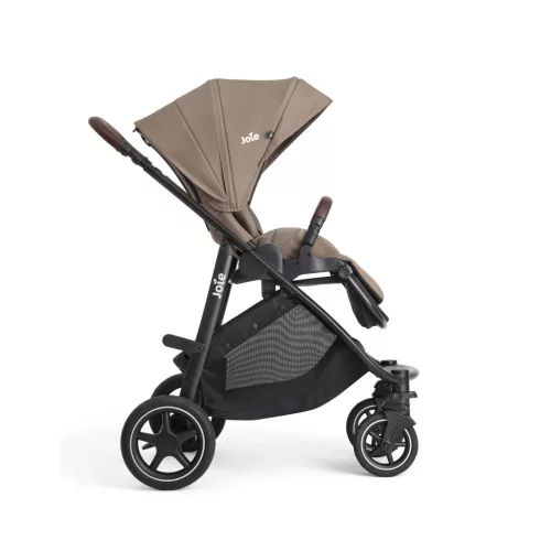 Joie Versatrax babakocsi szett i-Snug2 hordozó Cashew+ Signature Ramble mózeskosár Eclipse