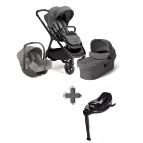   Joie Signature Finiti 2in1 babakocsi Ebony + i-Snug 2 hordozó Pebble + i-Base Encore bázistalp