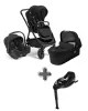 Joie Signature Finiti 2in1 babakocsi Eclipse + i-Snug 2 hordozó Raven + i-Base Encore bázistalp