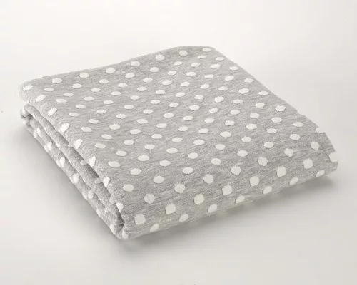 Mora BOBLER L86 pléd 80*110 16 grey - dobozos