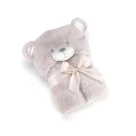 Mora POMPON BEAR P86 pléd 75x95 02 - beige dobozos