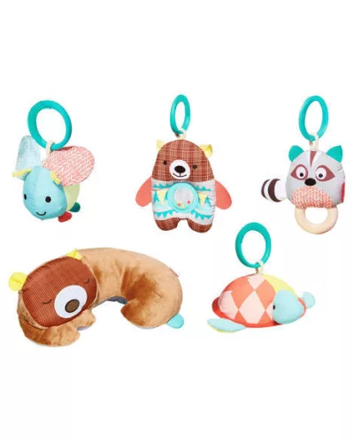 Skip Hop játszószőnyeg játékhíddal Camping Cub