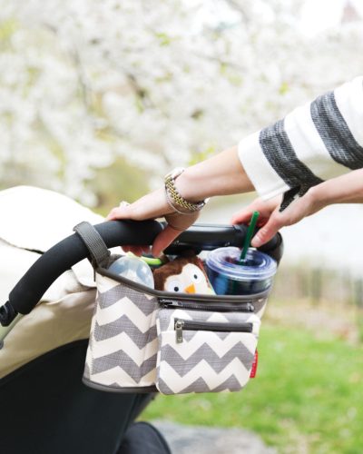 Skip Hop Grab & Go Babakocsi táska - szürke csíkos