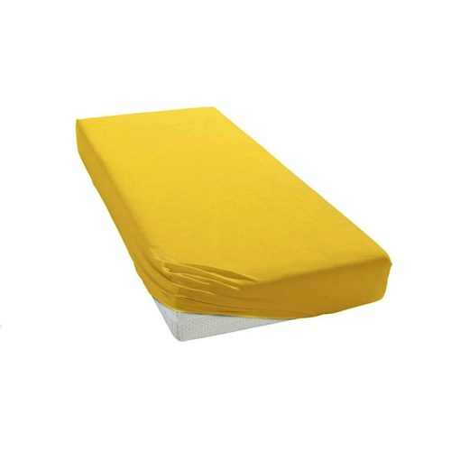 Vaganza Pamut strech lepedő 60x120-70x140cm - Mustársárga