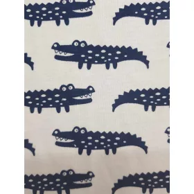 Vaganza Strech lepedő mintás 40x90cm - Krokodil