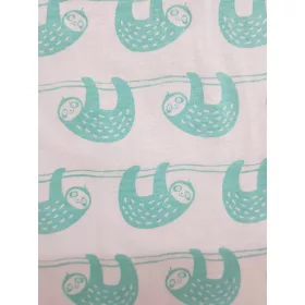 Vaganza Strech lepedő mintás 40x90cm - Lajhár