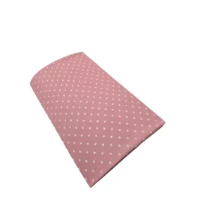   Vaganza Pamut strech lepedő 60x120-70x140cm - Púder Pöttyös