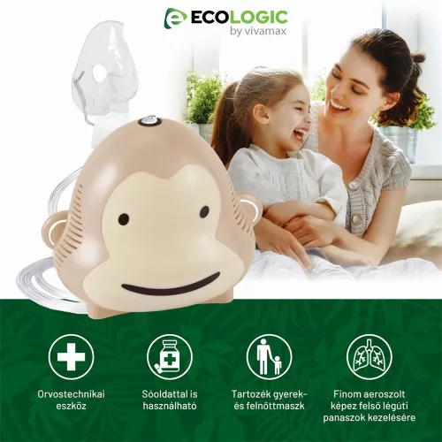 EcoLogic by Vivamax Kompresszoros inhalátor - Dr.Bongo