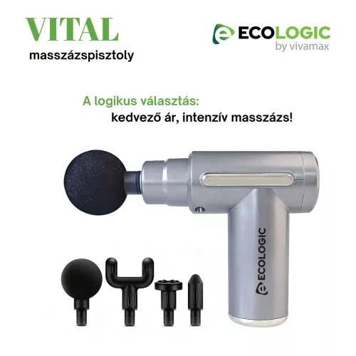 EcoLogic by Vivamax "Vital" masszázspisztoly