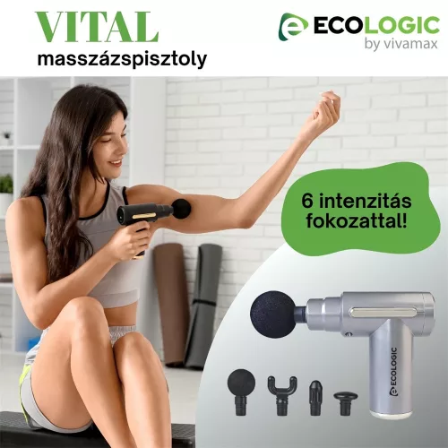 EcoLogic by Vivamax "Vital" masszázspisztoly
