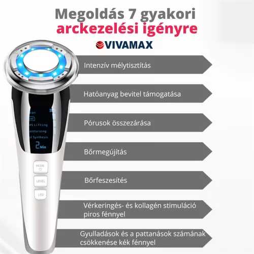 Vivamax Hot&Cool arckezelő készülék EMS technológiával