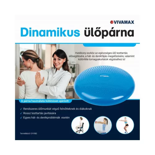 VivaFit Dinamikus ülőpárna - kék